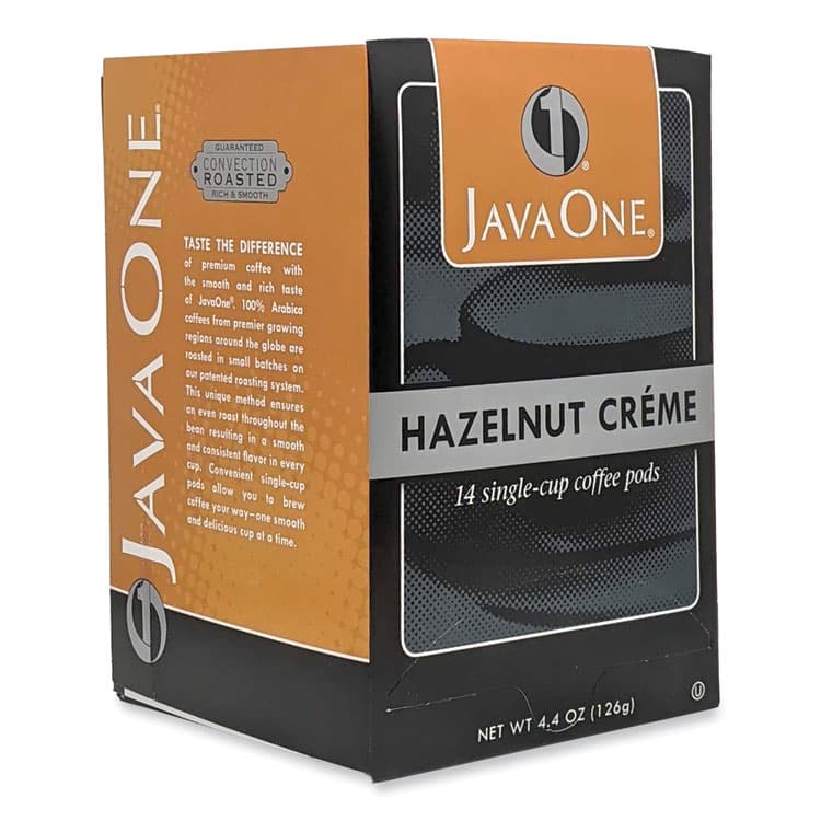 JAVA TRADING CO. Coffee Pods, Hazelnut Creme, Single Cup, 14/Box (JAV70500) thumbnail 3