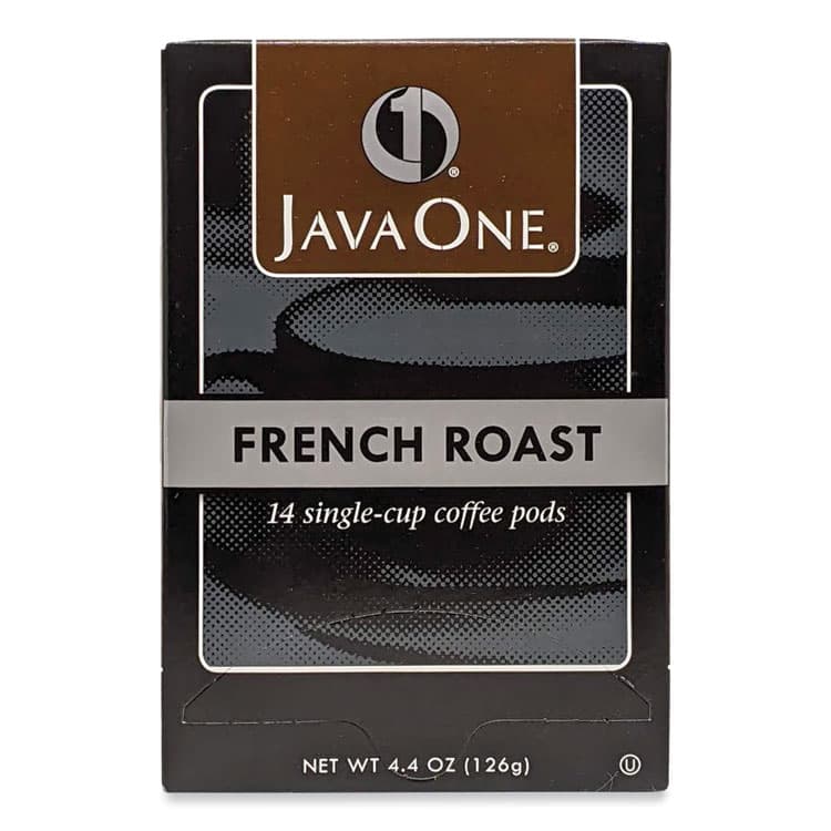 JAVA TRADING CO. Coffee Pods, French Roast, Single Cup, 14/Box (JAV30800) thumbnail 2