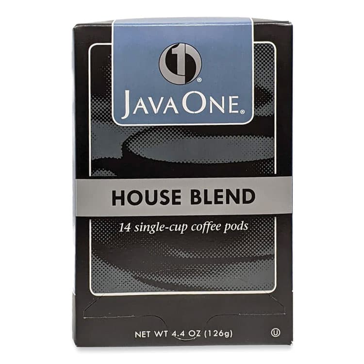 JAVA TRADING CO. Coffee Pods, House Blend, Single Cup, 14/Box (JAV40300) thumbnail 2