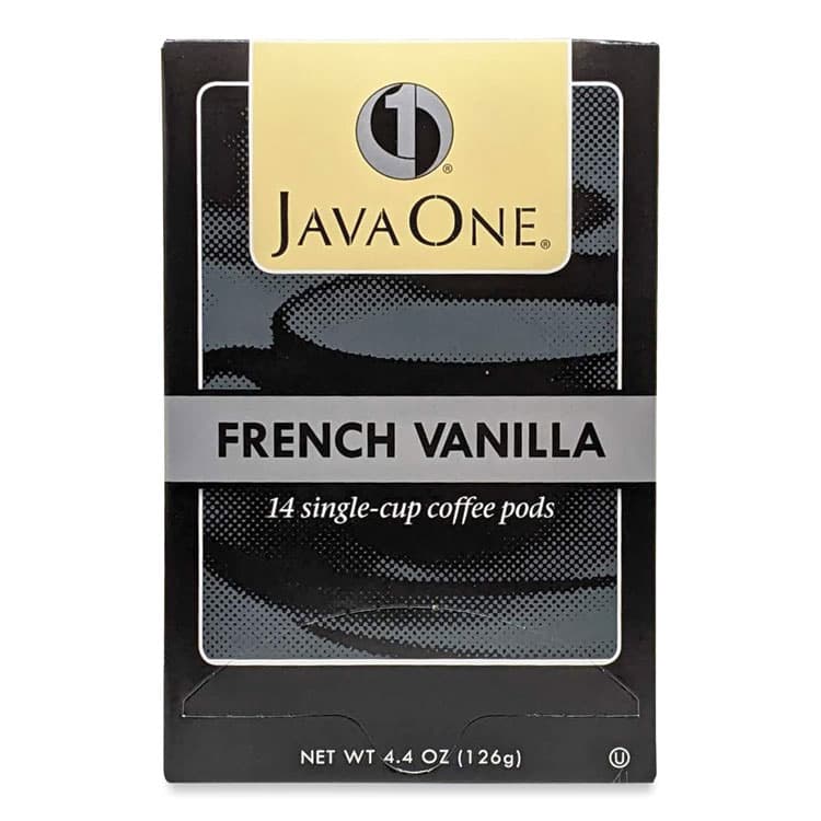 JAVA TRADING CO. Coffee Pods, French Vanilla, Single Cup, 14/Box (JAV70400) thumbnail 2
