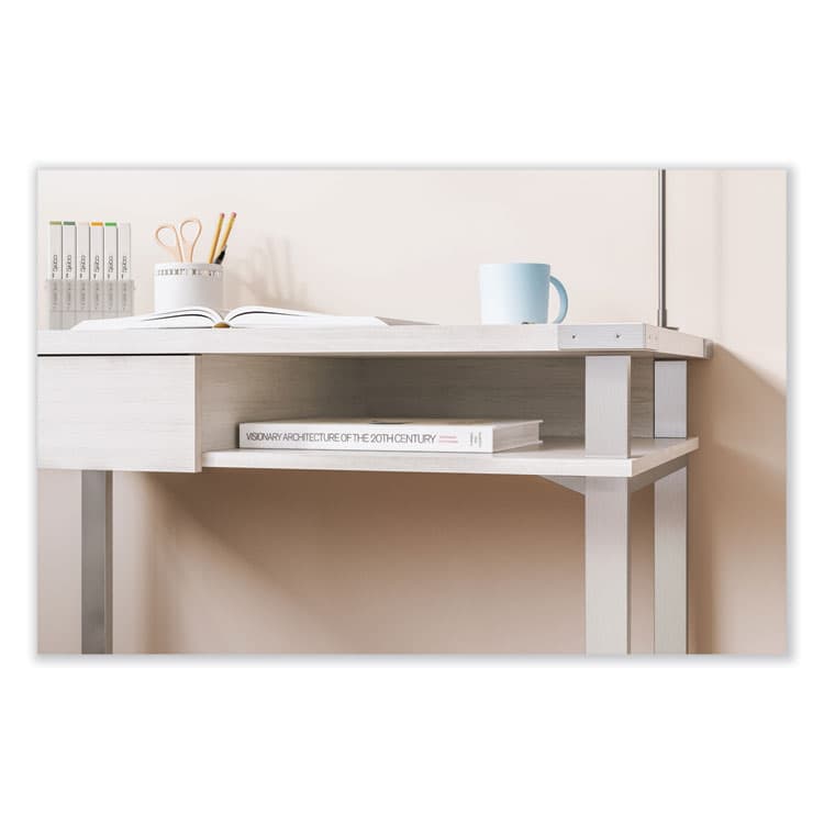 SAFCO PRODUCTS Mirella SOHO Desk with Drawer, 36.25" x 22.25" x 30", Gray (SAF5512WAH) thumbnail 3