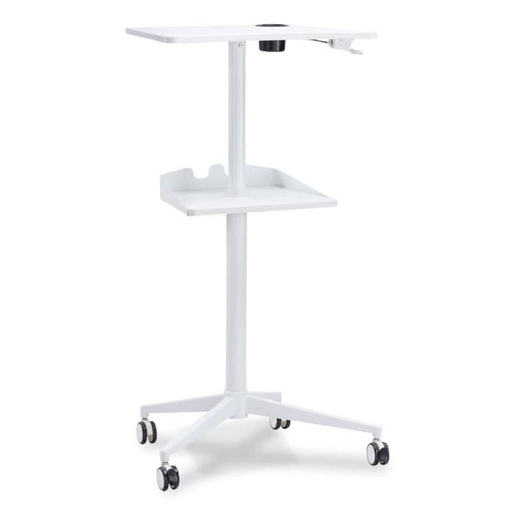 SAFCO PRODUCTS VUM Mobile Workstation, 30.75" x 22.28" x 36.12" to 48.25", White (SAF1944WH) thumbnail 2