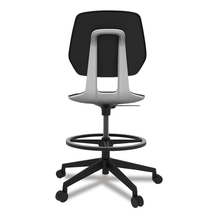 SAFCO PRODUCTS Commute Extended Height Task Chair, Supports Up to 275 lb, 22.25" to 32.25" Seat Height, Black Seat, Black Back, Black Base (SAF7827BL) thumbnail 2