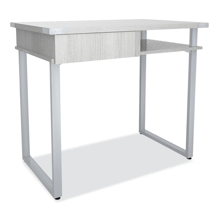 SAFCO PRODUCTS Mirella SOHO Desk with Drawer, 36.25" x 22.25" x 30", Gray (SAF5512WAH)