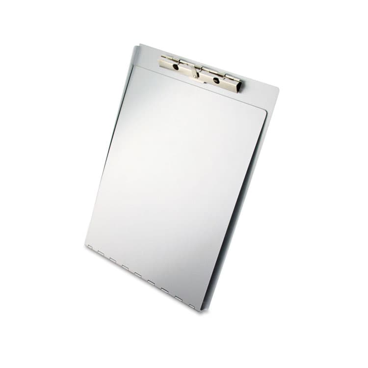 SAUNDERS MFG. CO., . Aluminum Clipboard with Writing Plate, 0.5" Clip Capacity, Holds 8.5 x 11 Sheets, Silver (SAU12017) thumbnail 2
