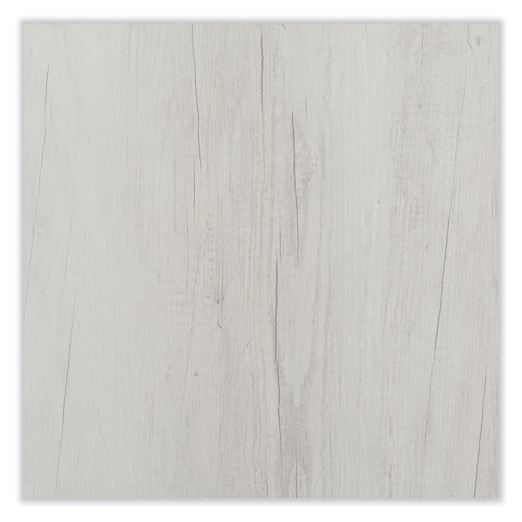 SAFCO PRODUCTS End Table, Square, 20 x 20 x 25, White Ash Top, Silver Base (SAFMRETWAH) thumbnail 3