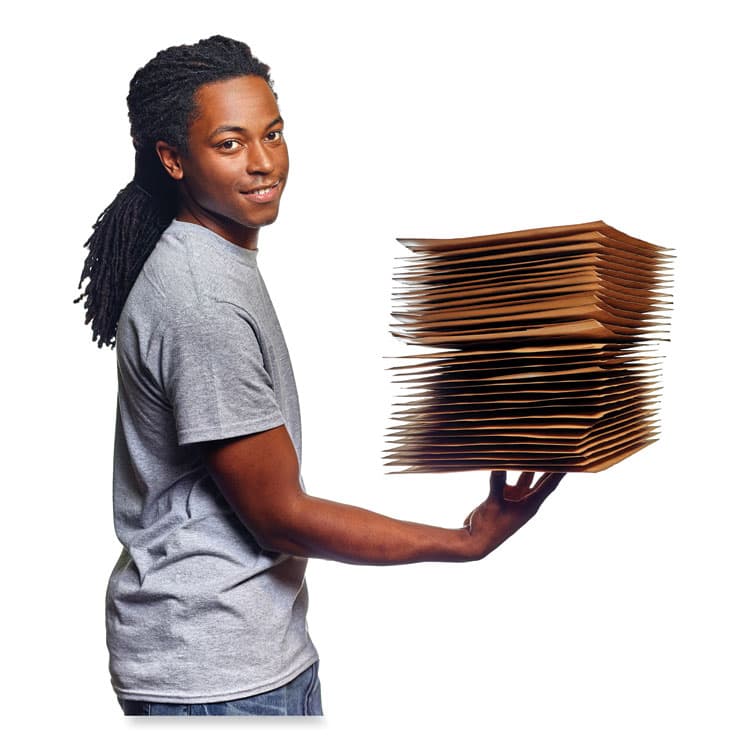 PREGIS EverTec Curbside Recyclable Padded Mailer, #6, Kraft Paper, Self-Adhesive Closure, 14 x 18, Brown, 50/Carton (PGS4083817) thumbnail 4