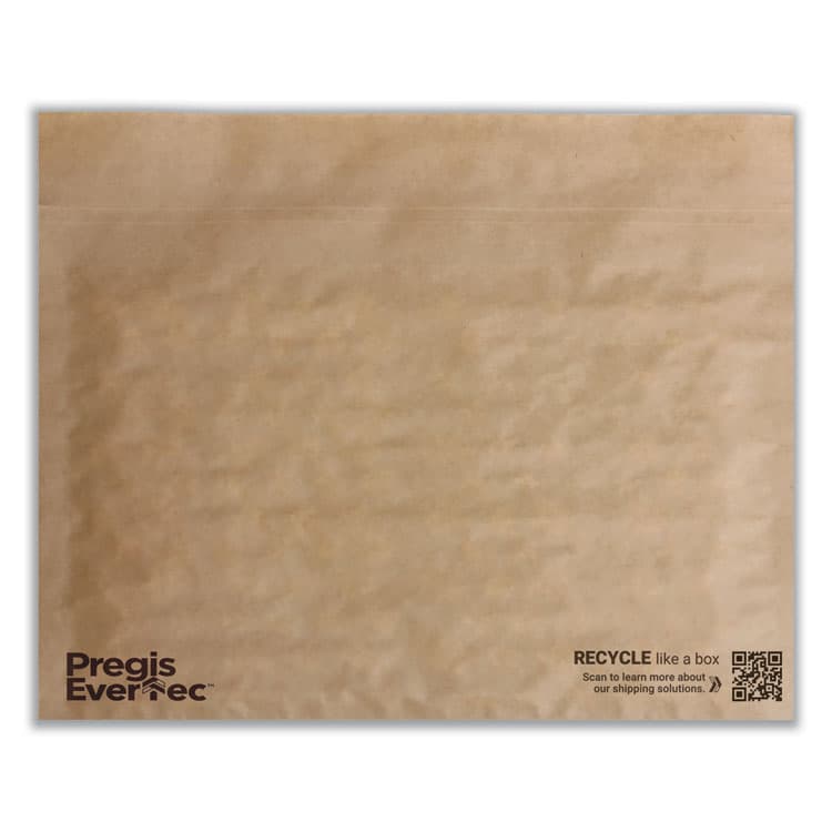 PREGIS EverTec Curbside Recyclable Padded Mailer, #4, Kraft Paper, Self-Adhesive Closure, 14 x 9, Brown, 150/Carton (PGS4083815) thumbnail 2