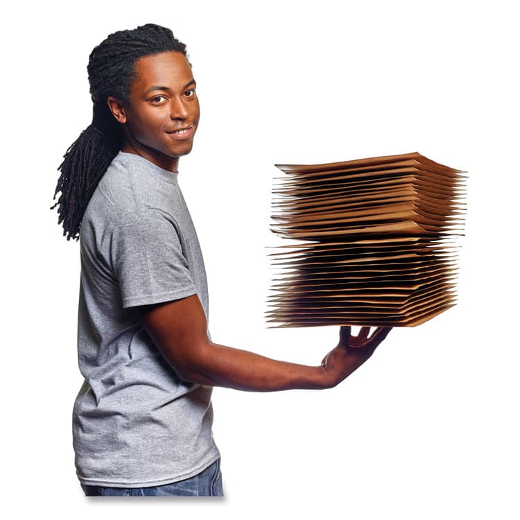 PREGIS EverTec Curbside Recyclable Padded Mailer, #4, Kraft Paper, Self-Adhesive Closure, 14 x 9, Brown, 150/Carton (PGS4083815) thumbnail 4