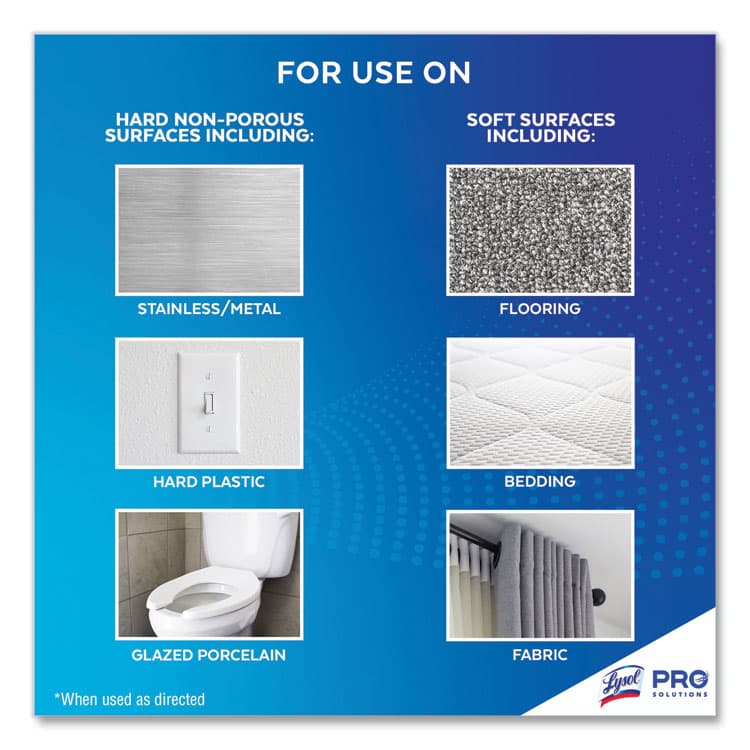 RECKITT BENCKISER Disinfectant Spray, Crisp Linen, 12.5 oz Aerosol Spray, 2/Pack, 6 Pack/Carton (RAC89946) thumbnail 4