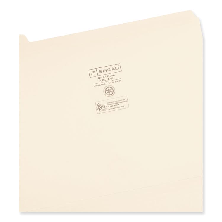 SMEAD MANUFACTURING CO. Indexed File Folder Sets, 1/5-Cut Prelabeled Tabs: 1 to 31, Letter Size, 0.75" Expansion, Manila, 31/Set (SMD11769) thumbnail 3