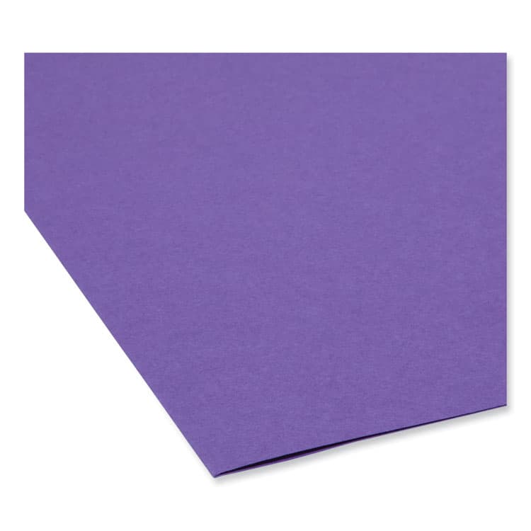 SMEAD MANUFACTURING CO. Colored File Folders, 1/3-Cut Tabs: Assorted, Letter Size, 0.75" Expansion, Assorted: Gray/Maroon/Navy/Purple/Teal, 100/Box (SMD11948) thumbnail 4