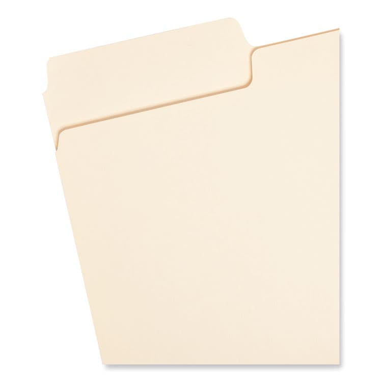 SMEAD MANUFACTURING CO. SuperTab Top Tab File Folders, 1/3-Cut Tabs: Assorted, Legal Size, 0.75" Expansion, 11-pt Manila, 100/Box (SMD15301) thumbnail 2