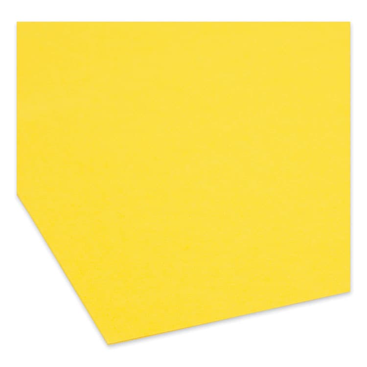 SMEAD MANUFACTURING CO. Top Tab Colored Fastener Folders, 1/3-Cut Tab: Assorted, Expands 0.75", 2 Fasteners, Legal Size, Yellow, 50/Box (SMD17940) thumbnail 4