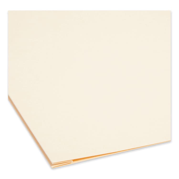 SMEAD MANUFACTURING CO. Top Tab Manila Expansion Fastener Folders, 1/3-Cut Tab: Assorted, Expands 1.5", 2 Fasteners, Legal Size, Manila, 50/Box (SMD19595) thumbnail 4