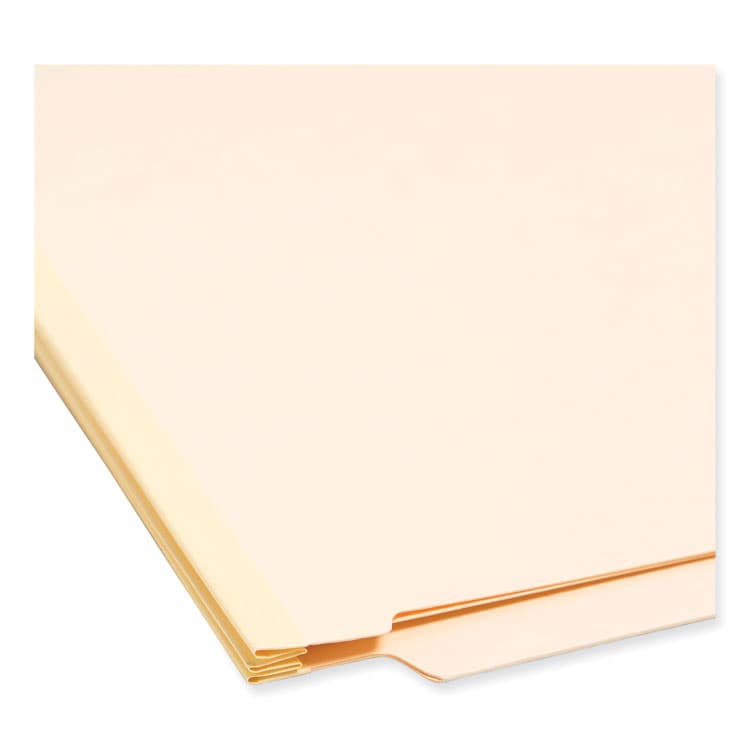 SMEAD MANUFACTURING CO. Manila End Tab Classification Folders, Straight Tab, Expands 2", 1 Divider, 4 Fasteners, Letter Size, Manila, 10/Box (SMD26825) thumbnail 4