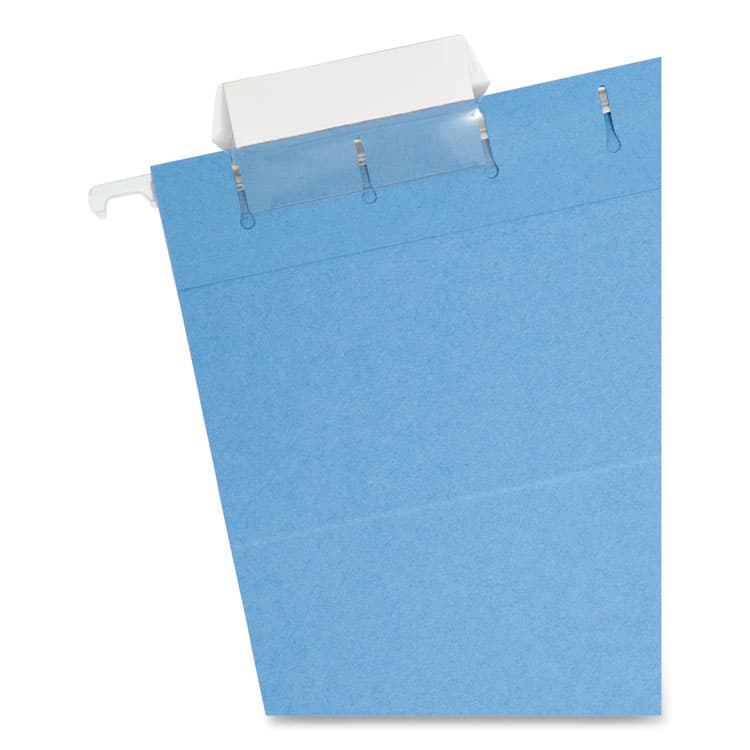 SMEAD MANUFACTURING CO. Colored Hanging File Folders with 1/5 Cut Tabs, Letter Size, 1/5-Cut Tabs, Blue, 25/Box (SMD64060) thumbnail 2