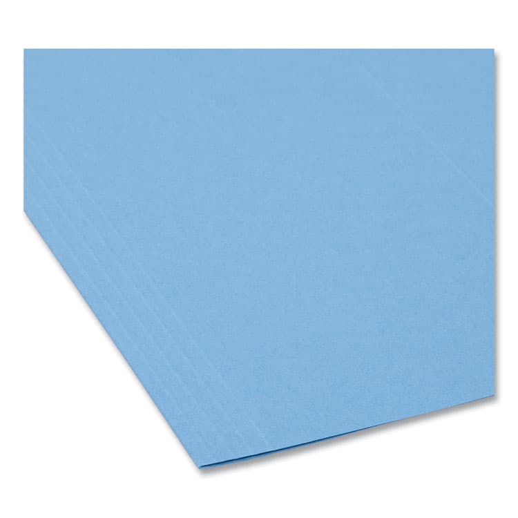 SMEAD MANUFACTURING CO. Colored Hanging File Folders with 1/5 Cut Tabs, Letter Size, 1/5-Cut Tabs, Blue, 25/Box (SMD64060) thumbnail 4