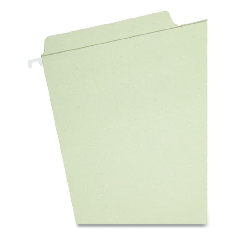SMEAD MANUFACTURING CO. FasTab Hanging Folders, Legal Size, 1/3-Cut Tabs, Moss, 20/Box (SMD64083) thumbnail 2