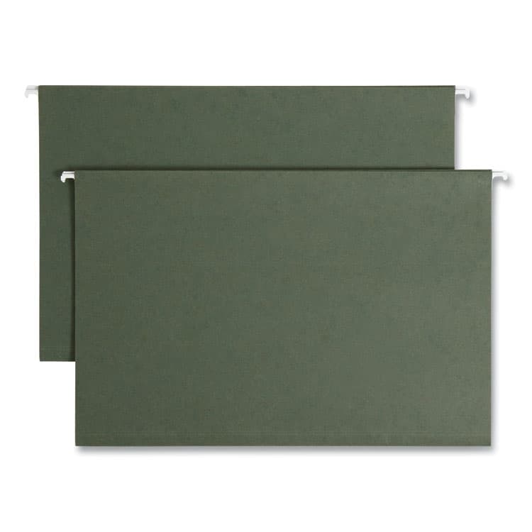 SMEAD MANUFACTURING CO. Box Bottom Hanging File Folders, 1" Capacity, Legal Size, Standard Green, 25/Box (SMD64339)