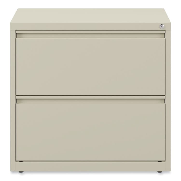 ALERA Lateral File, 2 Legal/Letter-Size File Drawers, Putty, 30" x 18.63" x 28" (ALEHLF3029PY)