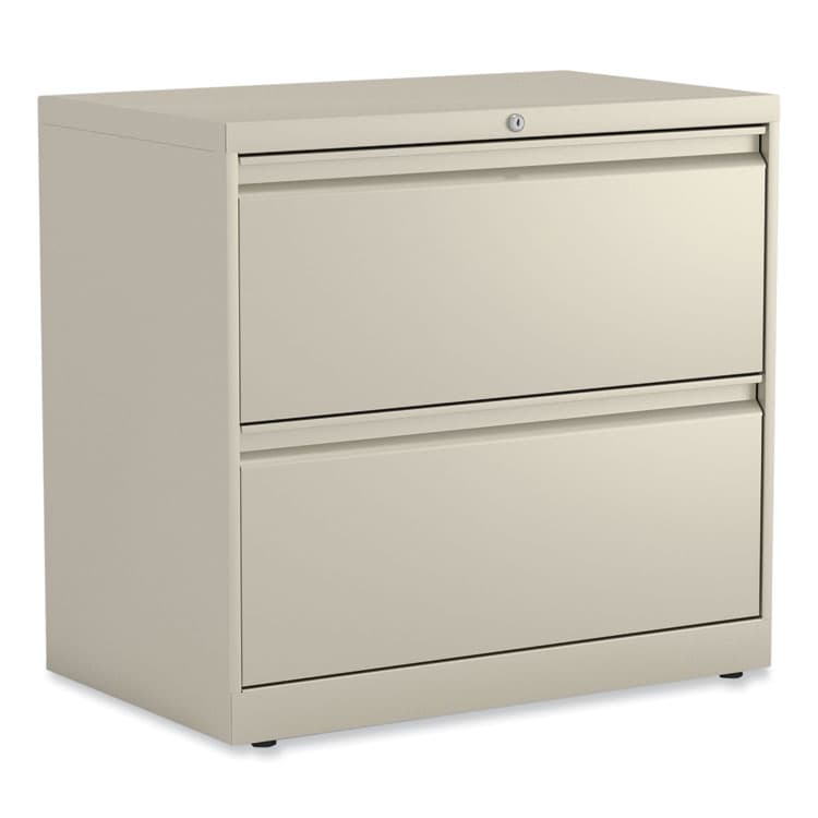 ALERA Lateral File, 2 Legal/Letter-Size File Drawers, Putty, 30" x 18.63" x 28" (ALEHLF3029PY) thumbnail 2