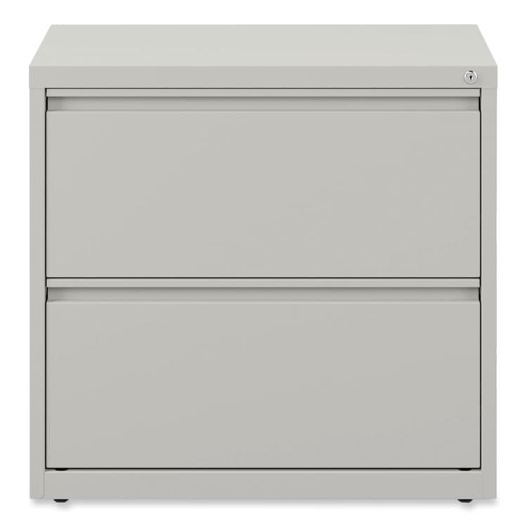 ALERA Lateral File, 2 Legal/Letter-Size File Drawers, Light Gray, 30" x 18.63" x 28" (ALEHLF3029LG)