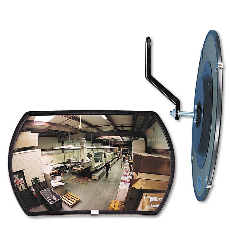 SEE ALL INDUSTRIES, . 160 degree Convex Security Mirror, Round Rectangular, 18"w x 12"h (SEERR1218)