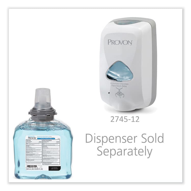 GO-JO INDUSTRIES Foaming Antimicrobial Handwash with PCMX Refill, For TFX Dispenser, Floral Scent, 1,200 mL, 2/Carton (GOJ534402CT) thumbnail 2