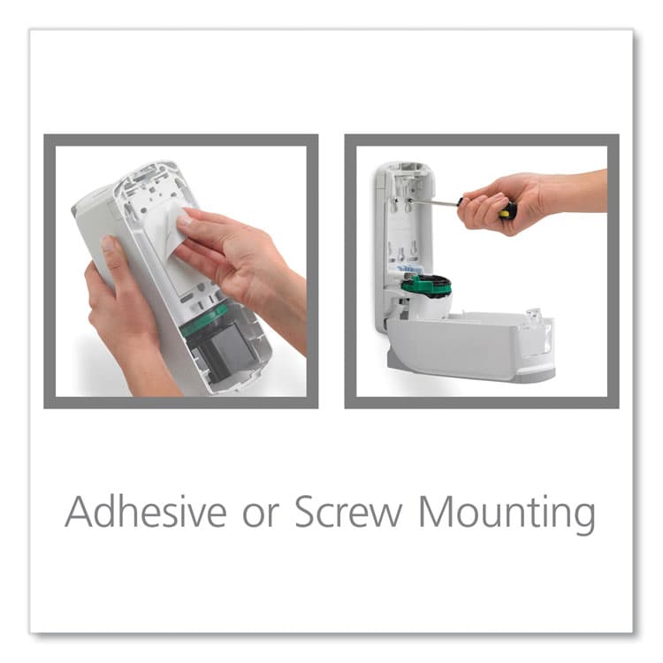 GO-JO INDUSTRIES ADX-12 Dispenser, 1,250 mL, 4.5 x 4 x 11.25, Gray (GOJ888406) thumbnail 4