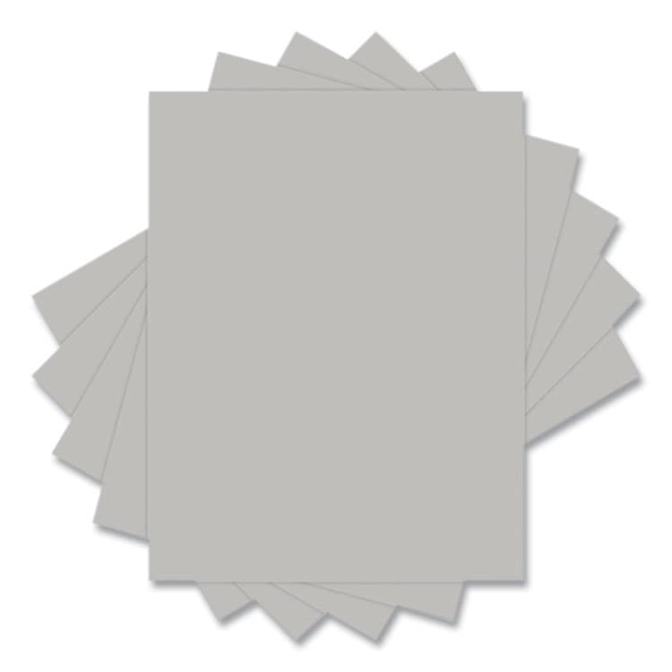 DOMTAR PAPER 30% Recycled Colored Paper, 20 lb Bond Weight, 8.5 x 11, Gray, 500/Ream (DMR94302) thumbnail 2