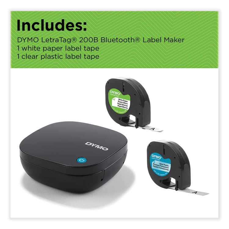 DYMO LetraTag 200B Portable Thermal Bluetooth Label Maker, 1.77 x 4.72 x 4.72 (DYM2179979) thumbnail 4