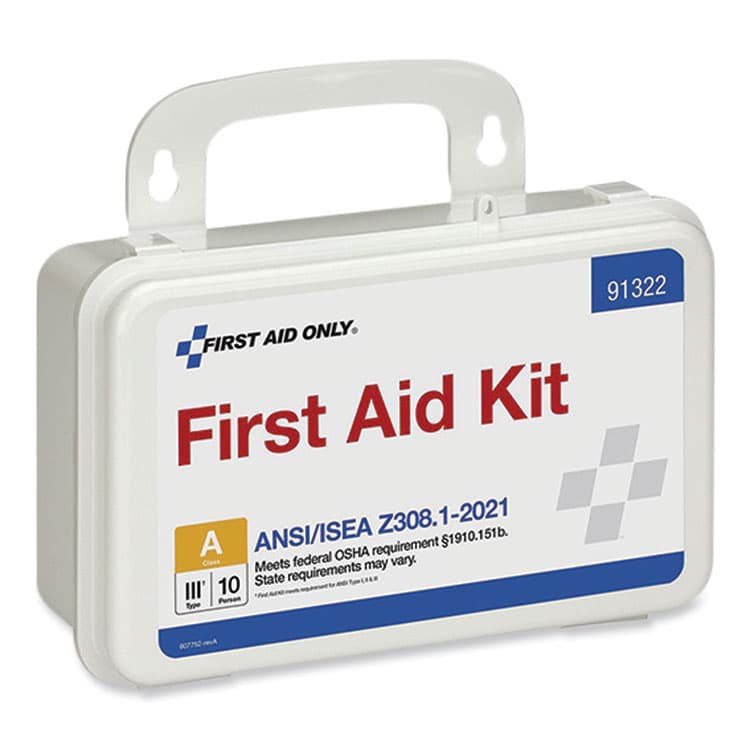 FIRST AID ONLY, . ANSI 2021 First Aid Kit for 10 People, 76 Pieces, Plastic Case (FAO91322) thumbnail 2