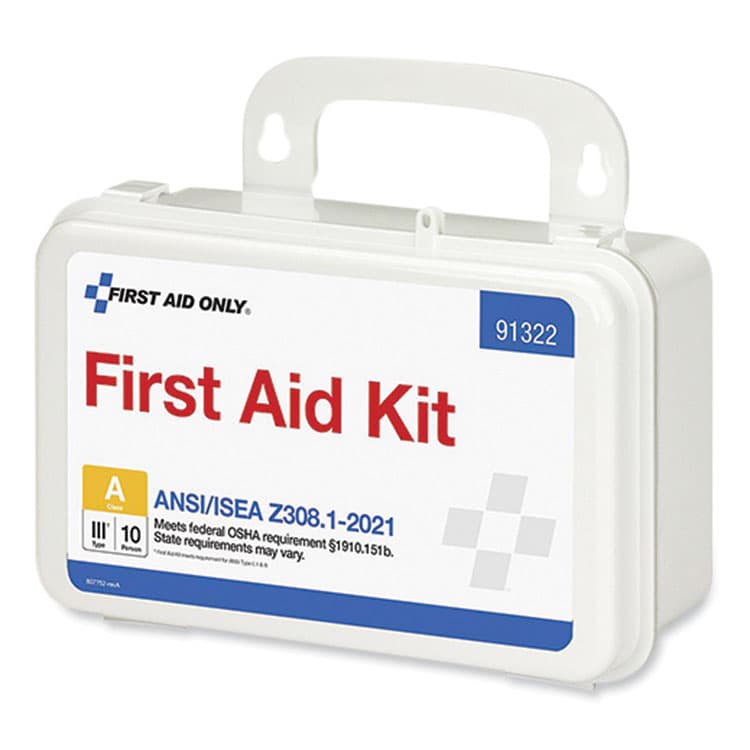 FIRST AID ONLY, . ANSI 2021 First Aid Kit for 10 People, 76 Pieces, Plastic Case (FAO91322) thumbnail 3