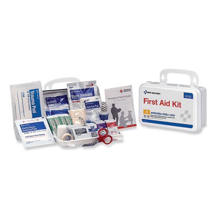 FIRST AID ONLY, . ANSI 2021 First Aid Kit for 10 People, 76 Pieces, Plastic Case (FAO91322) thumbnail 4