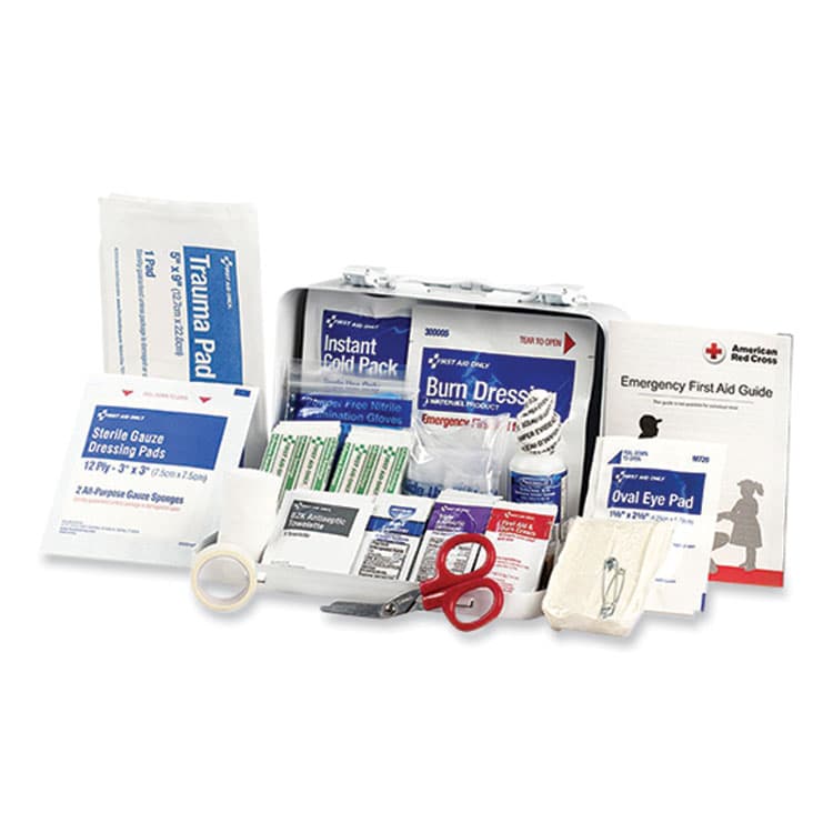 FIRST AID ONLY, . ANSI 2021 First Aid Kit for 10 People, 76 Pieces, Metal Case (FAO91323) thumbnail 4