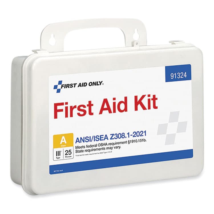 FIRST AID ONLY, . ANSI 2021 First Aid Kit for 25 People, 94 Pieces, Plastic Case (FAO91324) thumbnail 2