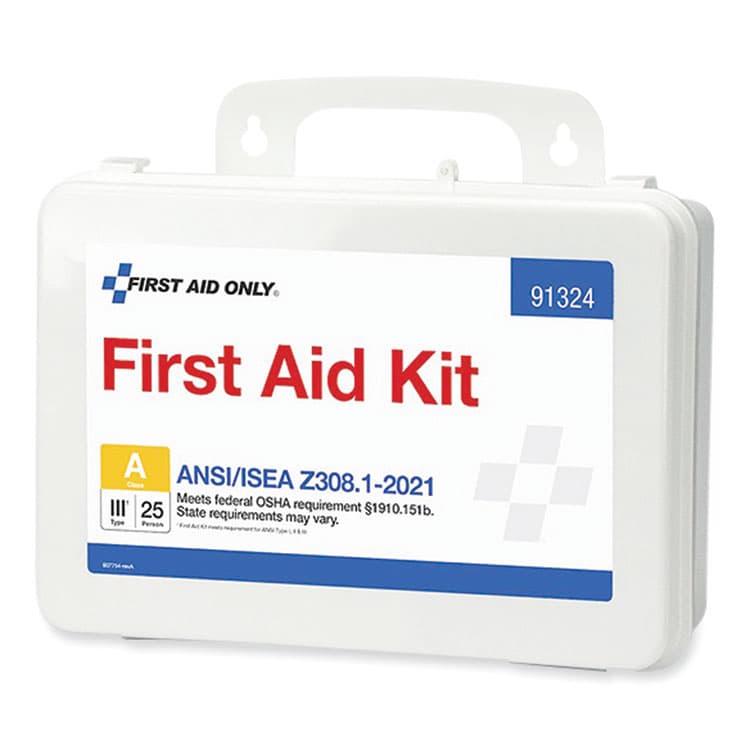 FIRST AID ONLY, . ANSI 2021 First Aid Kit for 25 People, 94 Pieces, Plastic Case (FAO91324) thumbnail 3