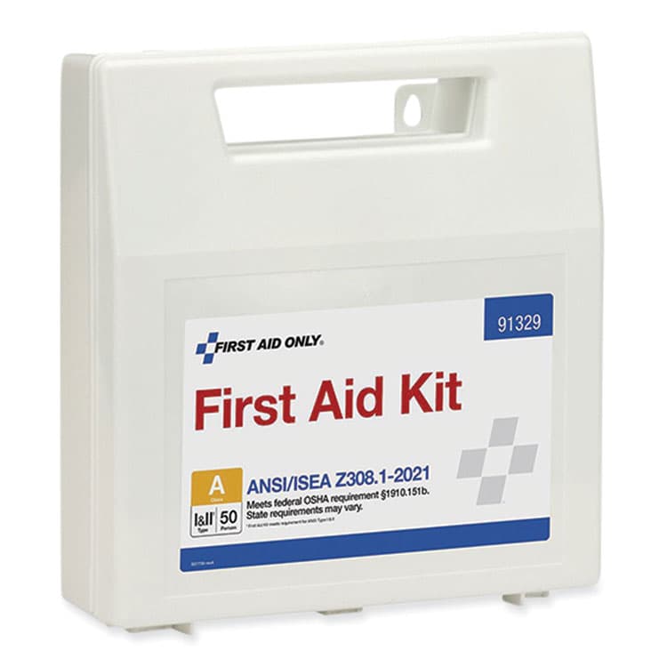 FIRST AID ONLY, . ANSI 2021 First Aid Kit for 50 People, 184 Pieces, Plastic Case (FAO91329) thumbnail 2