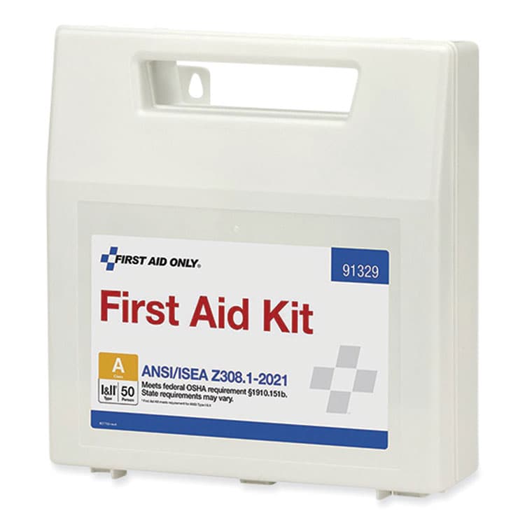 FIRST AID ONLY, . ANSI 2021 First Aid Kit for 50 People, 184 Pieces, Plastic Case (FAO91329) thumbnail 3