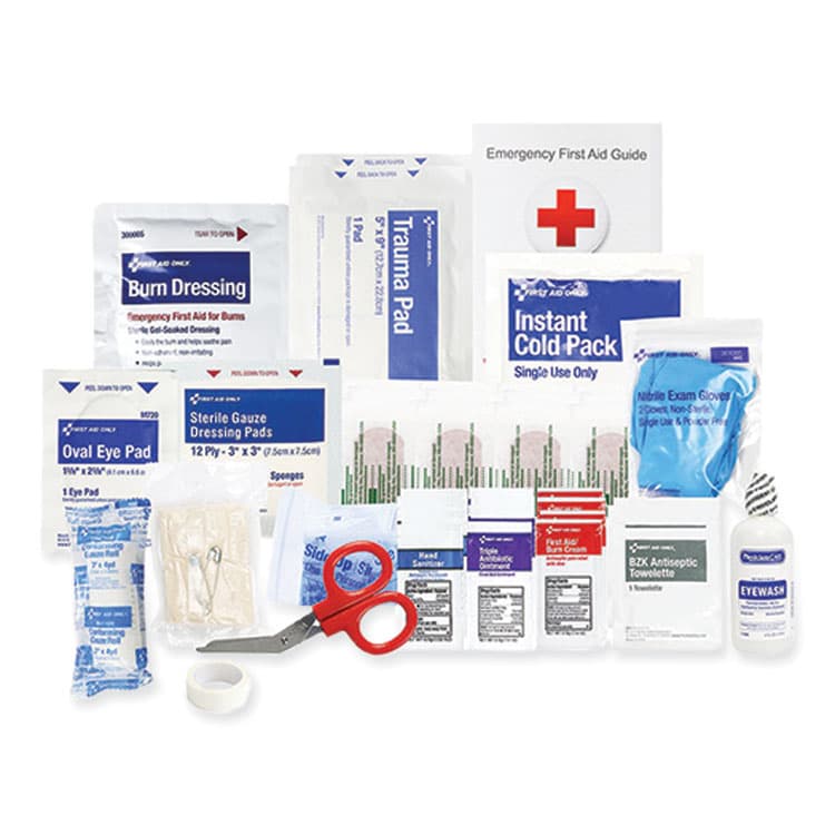 FIRST AID ONLY, . 25 Person ANSI A Refill Kit, ANSI 2021 Compliant, 94 Pieces (FAO91359)