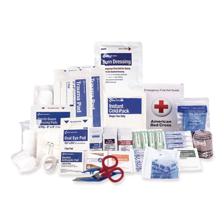 FIRST AID ONLY, . 50 Person ANSI A Refill Kit, ANSI 2021 Compliant, 184 Pieces (FAO91360)