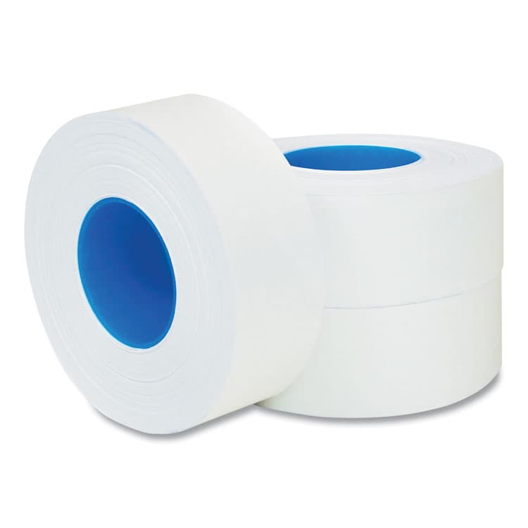 CONSOLIDATED STAMP One-Line Pricemarker Labels, White, 1,200 Labels/Roll, 3 Rolls/Pack (GRV098616)