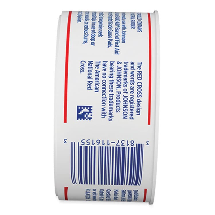 JOHNSON & JOHNSON Water Block Waterproof Medical Tape, Dry Rubber, 1 x 10 yds, White (JOJ117121) thumbnail 3
