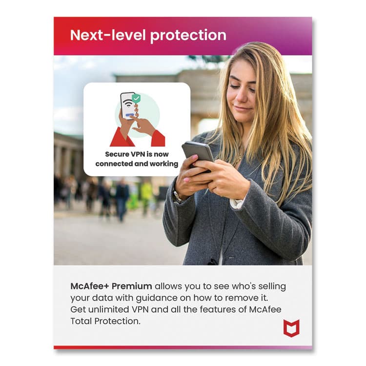 MCAFEE ASSOCIATES Premium Individual Software, For Unlimited Users (MCA21ESTURAAM) thumbnail 3