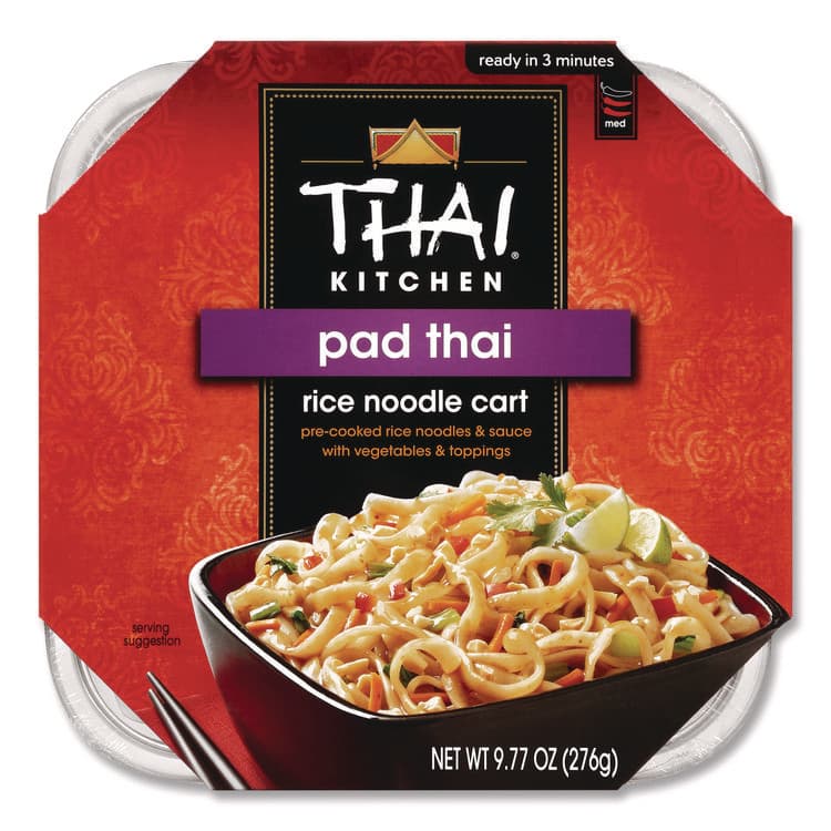 MCCORMICK & CO Thai Kitchen Pad Thai Rice Noodle Cart, 9.77 oz Individually Wrapped, 6/Carton (MKCTHA01026) thumbnail 2