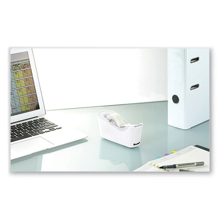 3M/COMMERCIAL TAPE DIV. C18 Desktop Dispenser, 1" Core, White (MMMC18MX) thumbnail 4