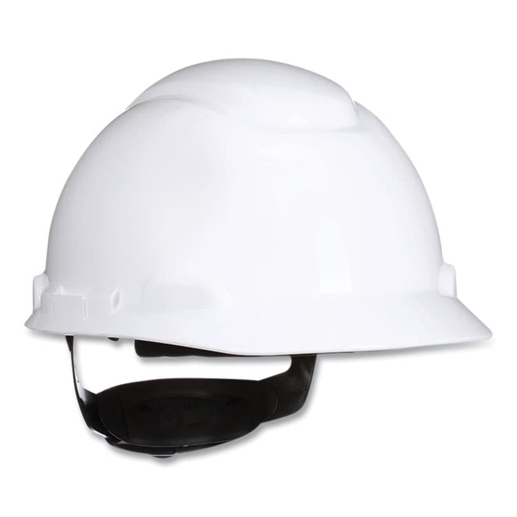 3M/COMMERCIAL TAPE DIV. SecureFit Hard Hat with Uvicator, Four-Point Ratchet Suspension, White (MMMH701SFRUV) thumbnail 2