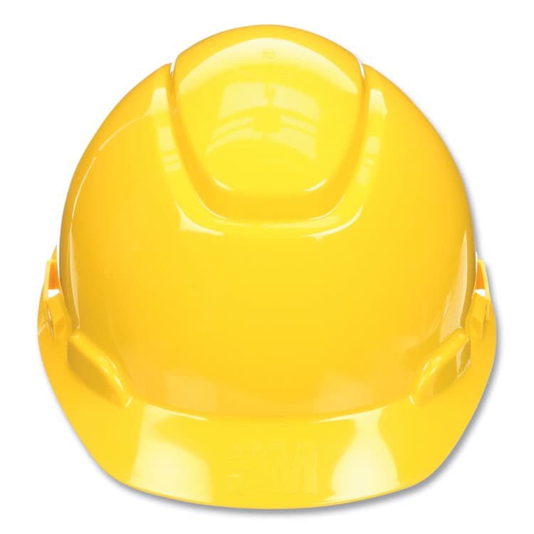 3M/COMMERCIAL TAPE DIV. SecureFit Hard Hat with Uvicator, Four-Point Ratchet Suspension, Yellow (MMMH702SFRUV) thumbnail 3