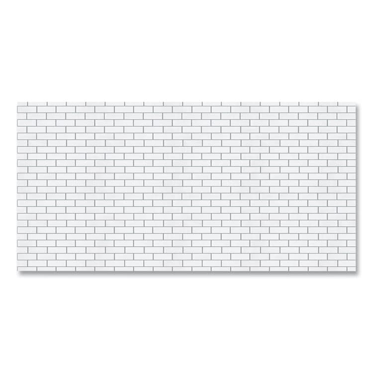 PACON CORPORATION Fadeless Paper Roll, 50 lb Bond Weight, 48 x 50 ft, White Subway Tile (PAC57505)